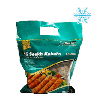 Crown - 900g (Frozen) Seekh Kebab Lamb Green Chili 15 Pieces Halal