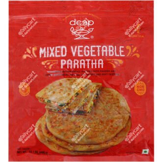 Deep Mixed Vegetable Paratha, 4 Pieces, 400 g, (Frozen)