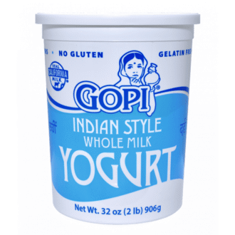 Gopi Yogurt Plain Whole Milk 32oz 2 lb
