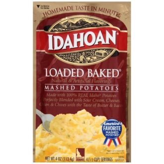 Idahoan Loaded Baked Mashed Potatoes 4 Oz Packet