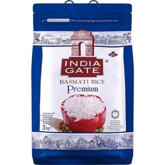 India Gate Premium Basmati Rice - 5KG + 10% Extra (Super Value Pack)