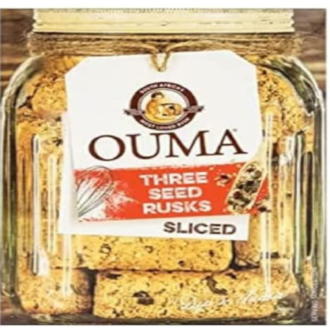 Ouma Rusks - Sliced 3 Seeds 450g Box