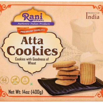 Rani Atta Cookies (Cookies with the Goodness of Wheat) 14oz (400g) Premium Quality Indian Cookies ~ All Natural | Vegan | Non-GMO | Indian Origin