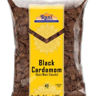 Rani Black Cardamom Pods (Kali Elachi) Whole Indian Spice 3.5oz (100g) ~ All Natural | Vegan | Gluten Friendly | NON-GMO | Kosher | Indian Origin | Smokey, Tsaoko, Cao Guo, Bach...