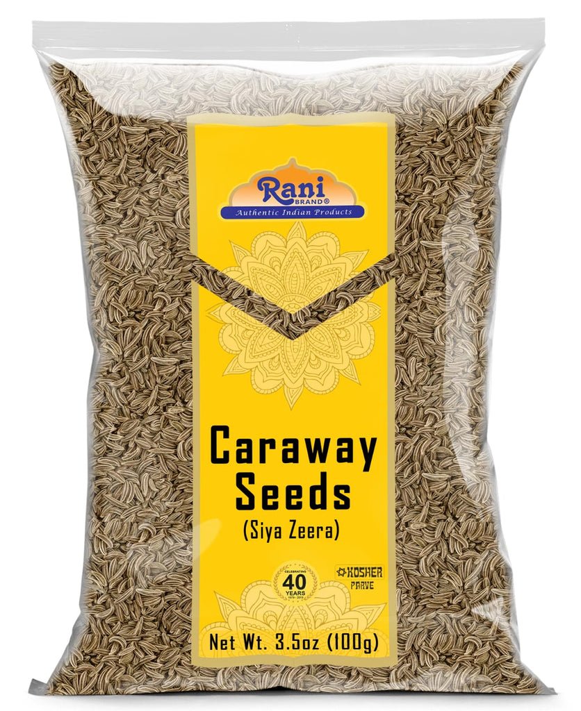 Rani Caraway Seeds Spice 3.5oz (100g) Natural ~ Gluten Friendly | NON-GMO | Kosher | Vegan | Indian Origin