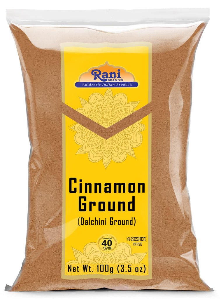 Rani Cinnamon Powder (Ground) Spice 3.5oz (100g) ~ All Natural, Salt-Free | Vegan | No Colors | Gluten Free Ingredients | NON-GMO | Kosher