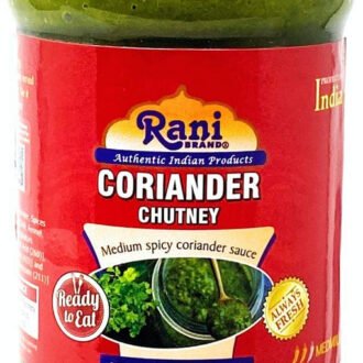 Rani Coriander Chutney 10.5oz (300g) Glass Jar, Ready to Eat ~ Vegan | Gluten Free | NON-GMO | No Colors | Indian Origin