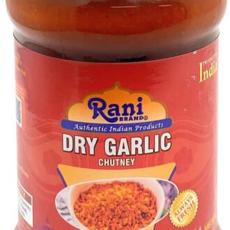 Rani Garlic Chutney 10.5oz (300g) Glass Jar, Ready to Eat ~ All Natural | No Preservatives | Vegan | Gluten Free | NON-GMO | No Colors