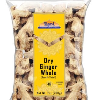 Rani Ginger (Adarak Sabut) Whole, Spice 7oz (200g) ~ All Natural | Vegan | Gluten Friendly | NON-GMO | Kosher | Indian Origin