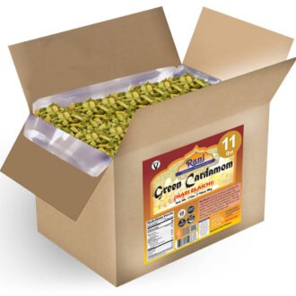 Rani Green Cardamom Pods Spice (Hari Elachi) 176oz (11lbs) 5kg Bulk Box ~ All Natural | Vegan | Gluten Friendly | NON-GMO | Product of India