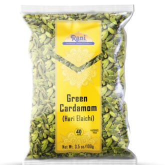 Rani Green Cardamom Pods Spice (Hari Elachi) 3.5oz (100g) ~ All Natural | Vegan | Gluten Friendly | NON-GMO | Kosher | Product of India