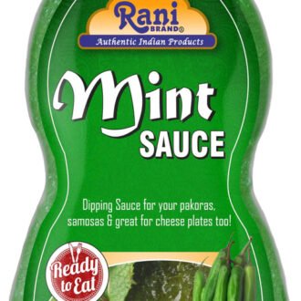 Rani Mint Sauce (Savory Dipping Sauce) 7oz (200g) Glass Jar, Ready to eat, Vegan ~ Gluten Free | NON-GMO | Kosher | Indian Origin