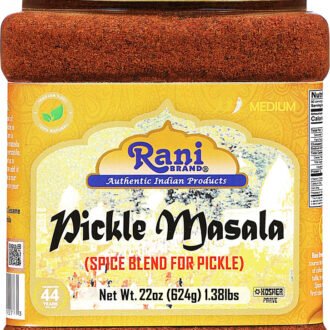 Rani Pickle (Achar) Masala Indian Spice Blend 22oz (1.375lbs) 624g PET Jar ~ Vegan | Gluten Friendly | NON-GMO | No colors | Kosher | Indian Origin