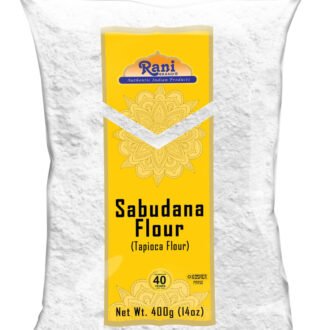 Rani Sabudana Flour (Tapioca/Sago Flour) 14oz (400g) ~ All Natural | Vegan | Gluten Friendly | NON-GMO | Kosher | Indian Origin