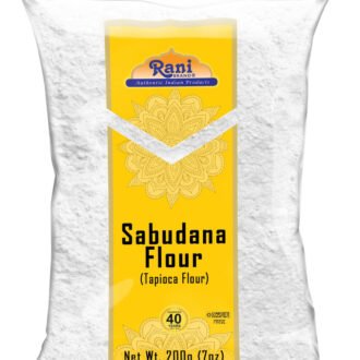 Rani Sabudana Flour (Tapioca/Sago Flour) 7oz (200g) ~ All Natural | Vegan | Gluten Friendly | NON-GMO | Kosher | Indian Origin