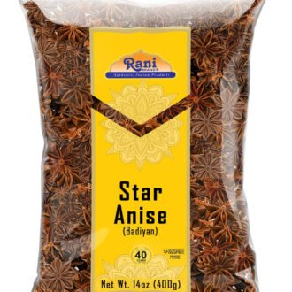 Rani Star Anise Seeds, Whole Pods (Badian Khatai) Spice 14oz (400g) ~ All Natural | Gluten Friendly | Kosher | Vegan | Whole Chinese Anise Star Sun Dried Spice, Anis Estrella /...