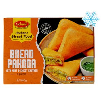 Schani - 540g (Frozen) Bread Pakoda (with Mint & Sweet Chutney) 4 pieces