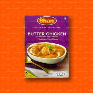 Shan Butter Chicken Recipe and Seasoning Mix (Juicy Chicken in Rich Tomato & Butter Sauce) 50g