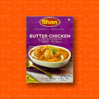 Shan Butter Chicken Recipe and Seasoning Mix (Juicy Chicken in Rich Tomato & Butter Sauce) 50g