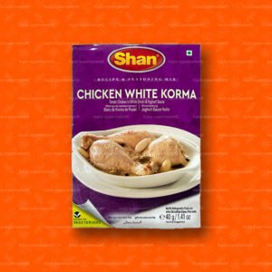 Shan Chicken White Korma Recipe and Seasoning Mix (Tender Chicken in White Onion & Yoghurt Sauce) 40g