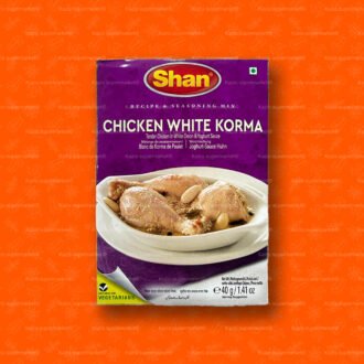 Shan Chicken White Korma Recipe and Seasoning Mix (Tender Chicken in White Onion & Yoghurt Sauce) 40g
