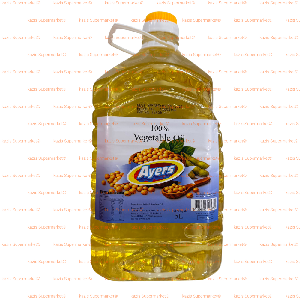 Ayers 100% Pure Vegetable Oil 5L